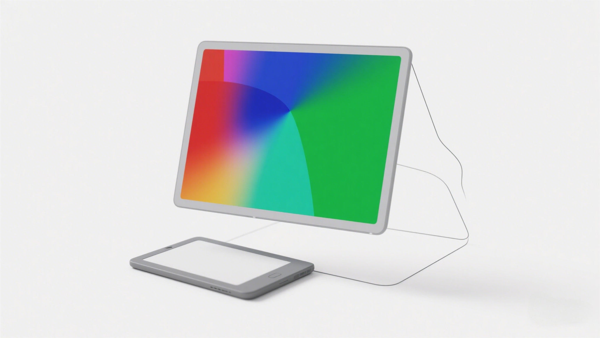 A vibrant display of the E Ink Kaleido 3 color e-paper technology showing enhanced color saturation and clarity on modern devices.