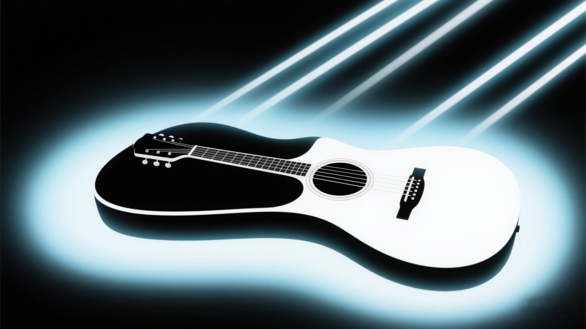 A musician performing with color-changing instruments featuring E Ink Prism 3 technology, creating a vibrant visual symphony.